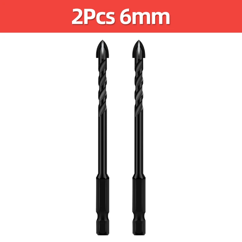 TOOLEYE Cross Hex Drill Bit Set
