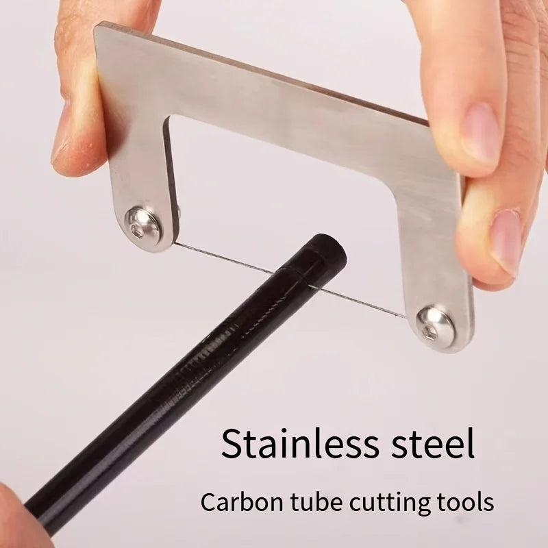 DIY Handcrafted Saw Multi-functional Mini Wire Saw Cutter, Wear-resistant and Rust-proof Woodworking Plastic Model Precision