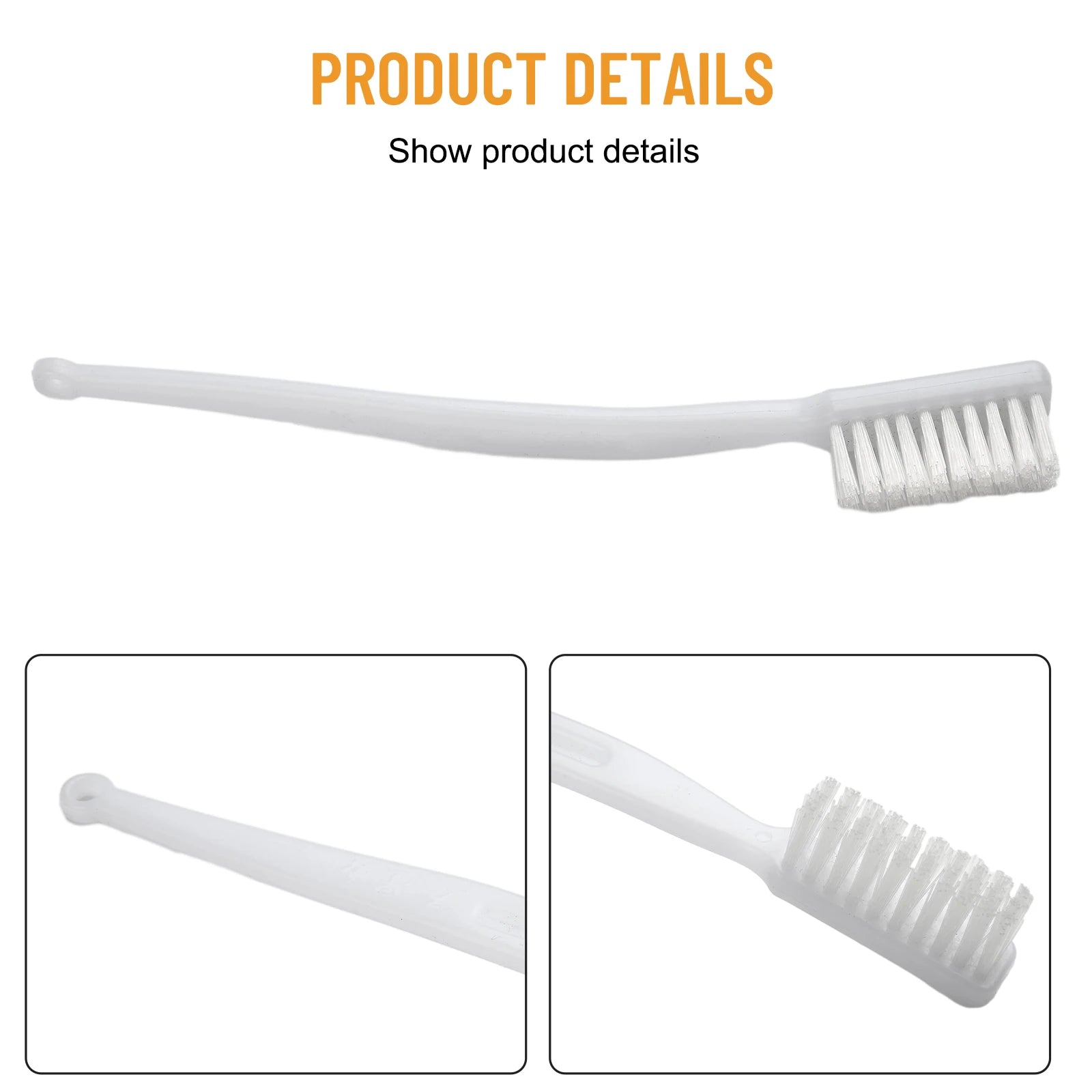Brush Wire Metal Nylon Wire Plastic White Wire Brush Black Cleaning Handle Brass Machine Polishing Rust Silver