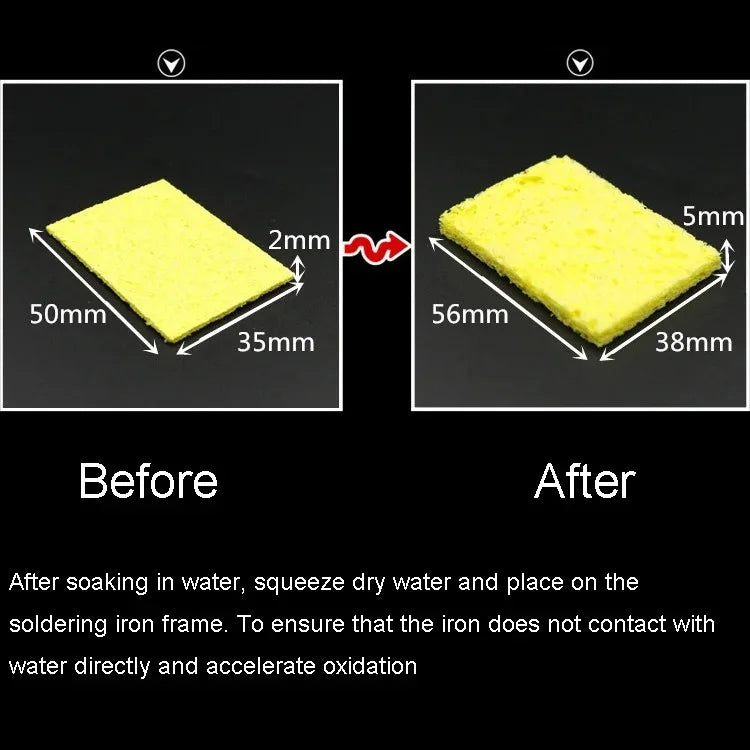 Electric soldering Iron Stand with Sponge Cleaning Pads Universal High-Temperature Resistant soldering Holder