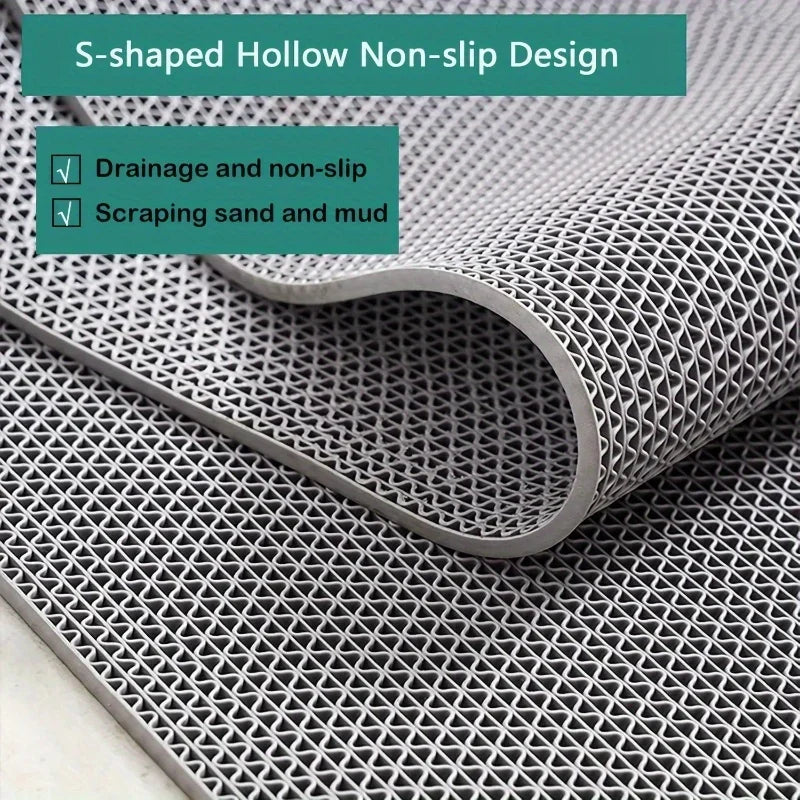 Shower High Quality Shower Geometric Design Easy To Clean 100% PVC Bathroom Mat Kitchen Safety Floor Mat Hand Wash Special