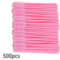 500/1000pcs Eyelash Brush Applicator Wholesale Lash Mascara Wands Brushes For Eyelash Extension Eyebrow Spoolies Beauty Tools