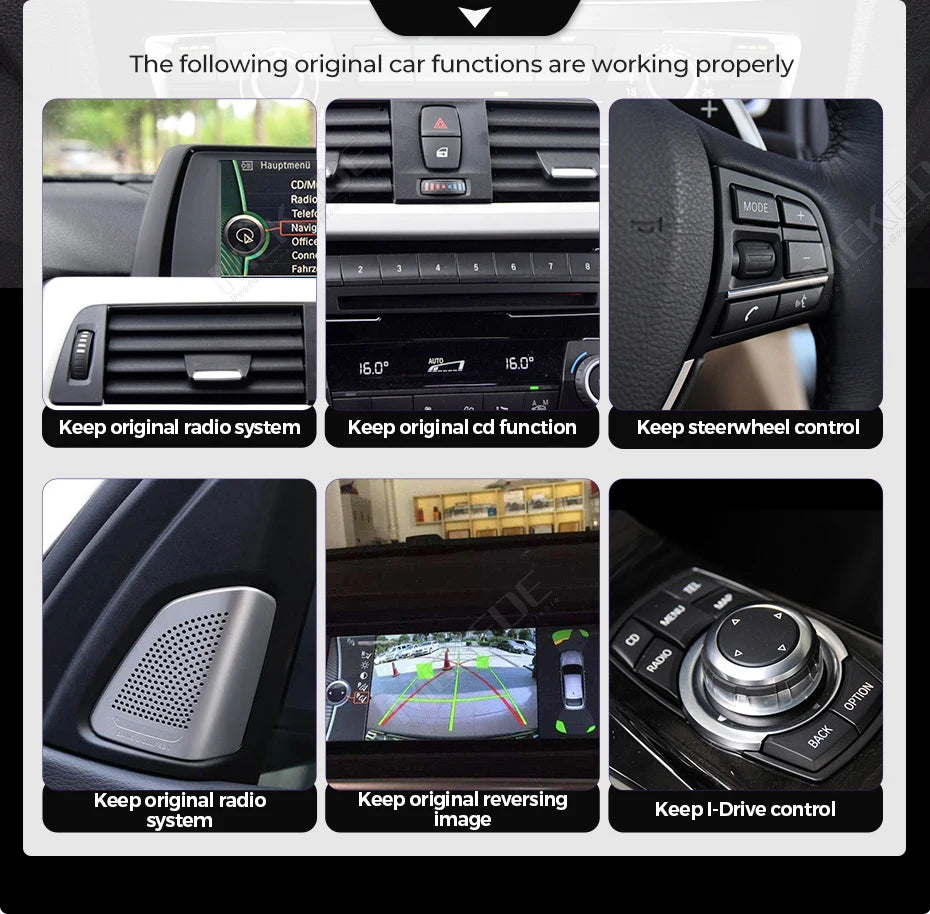 MEKEDE 128GB Android 14 Wireless CarPlay For BMW X1 E84 2009 - 2015 Car Multimedia Player DSP Android Auto GPS 8 Core Autoradio