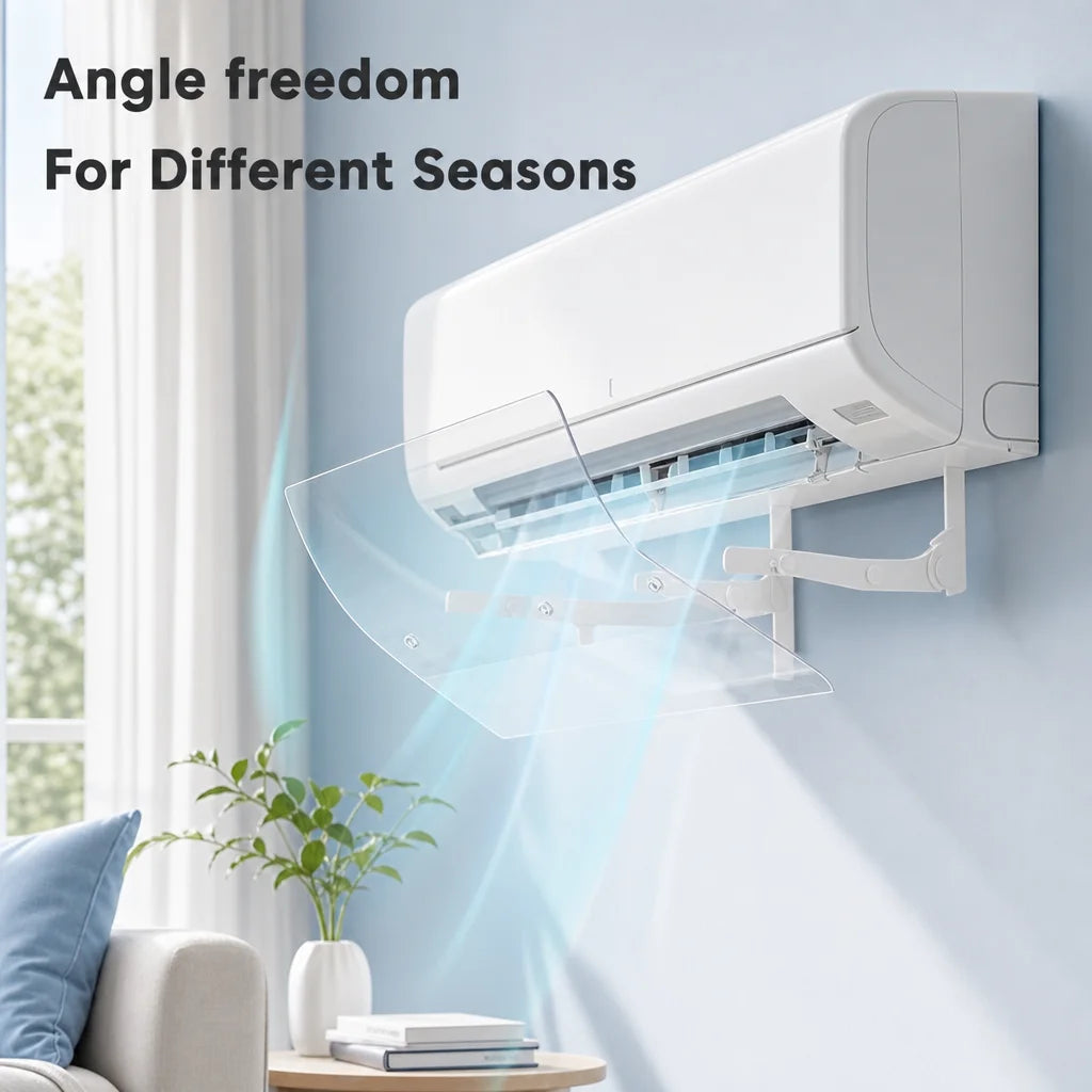 Adjustable Air Conditioning Cover, Wind Deflector Windshield, Air Conditioner Tools Air Baffle Shield Home Office Accessories
