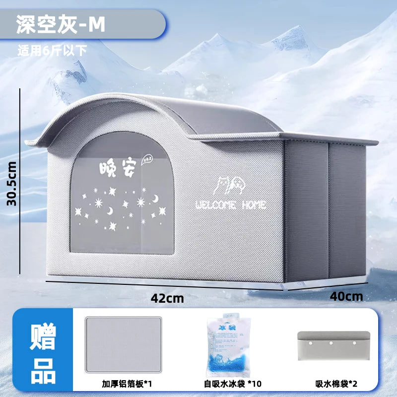 Cat Air Conditioning House Summer Cat Cooling Tool Nest Dog Ice House Dog Four Seasons Cat Pet Ice House