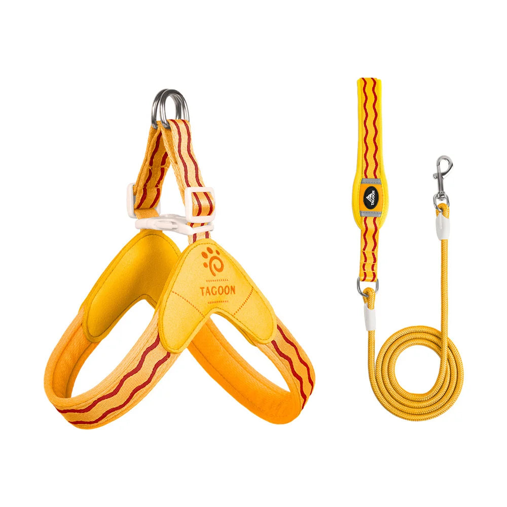 Spring Summer Cat Puppy Harness Wear Simple Mesh Breathable Outdoor Pet Dog Walking Supplies Chihuahua Corgi Saddle Chest Straps