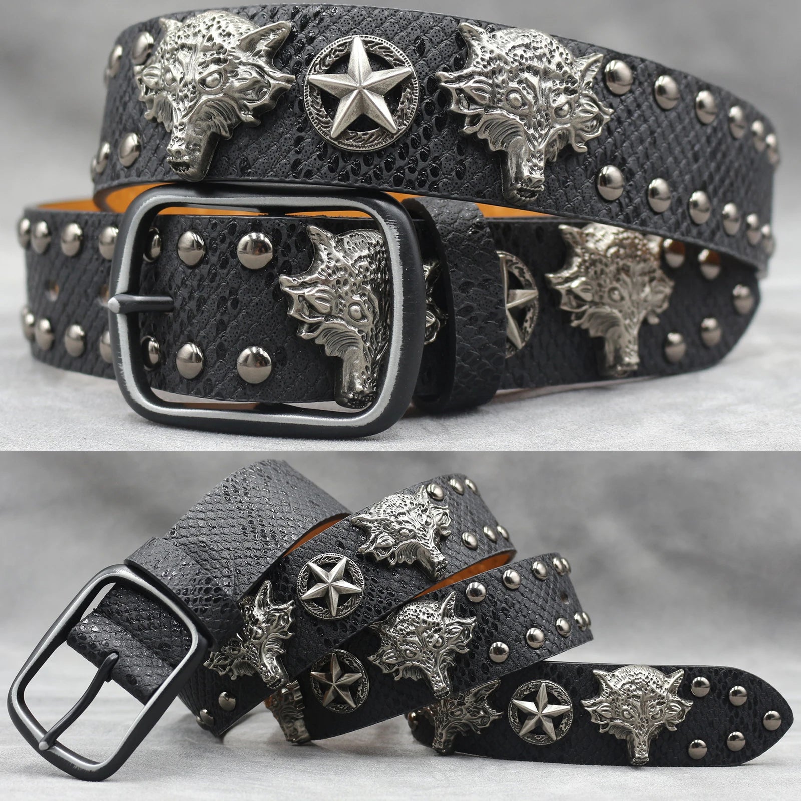 Rivet PU  Leather men's belt Fashion alloy belts Buckle luxury brand jeans belts for men business belt female belt