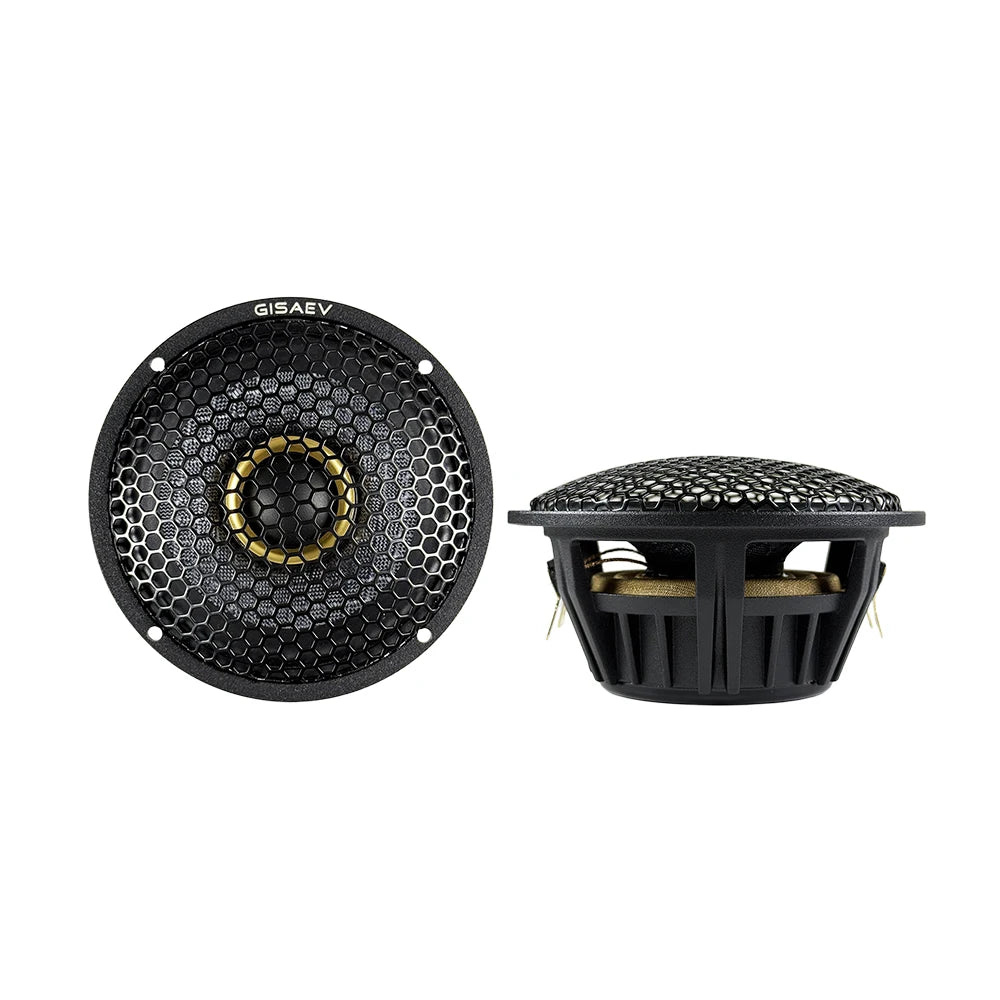 2 enceintes de voiture médium 3,5" de haute qualité, enceintes centrales 2 voies 3 canaux, stéréo HiFi à source ponctuelle identique pour système audio de voiture