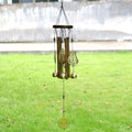 DIY Wind Chimes Outdoor Owl Hummingbird Hanging Ornament Home Copper Bells Garden Yard Decoration