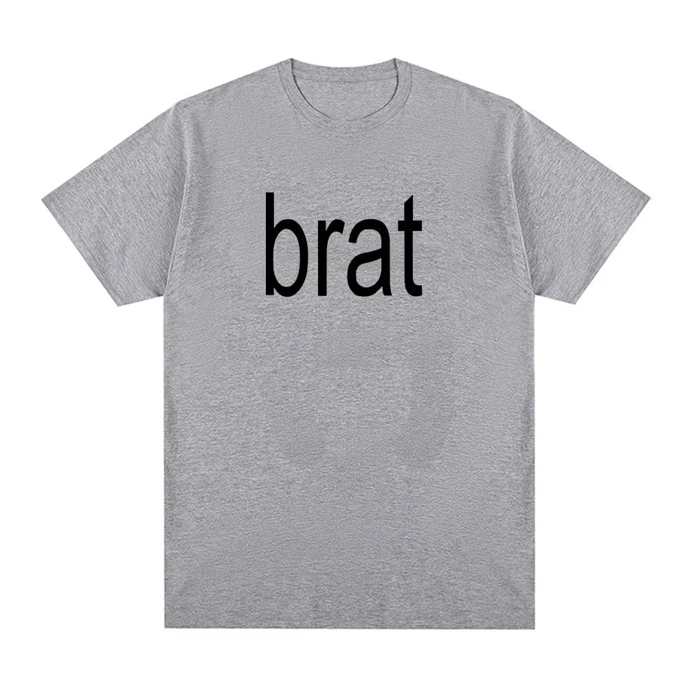 Charli Xcx with Special Guest Shygirl T-Shirts Brat Album Vintage T shirt Men/Women Clothing Aesthetic Cotton T-shirt Streetwear