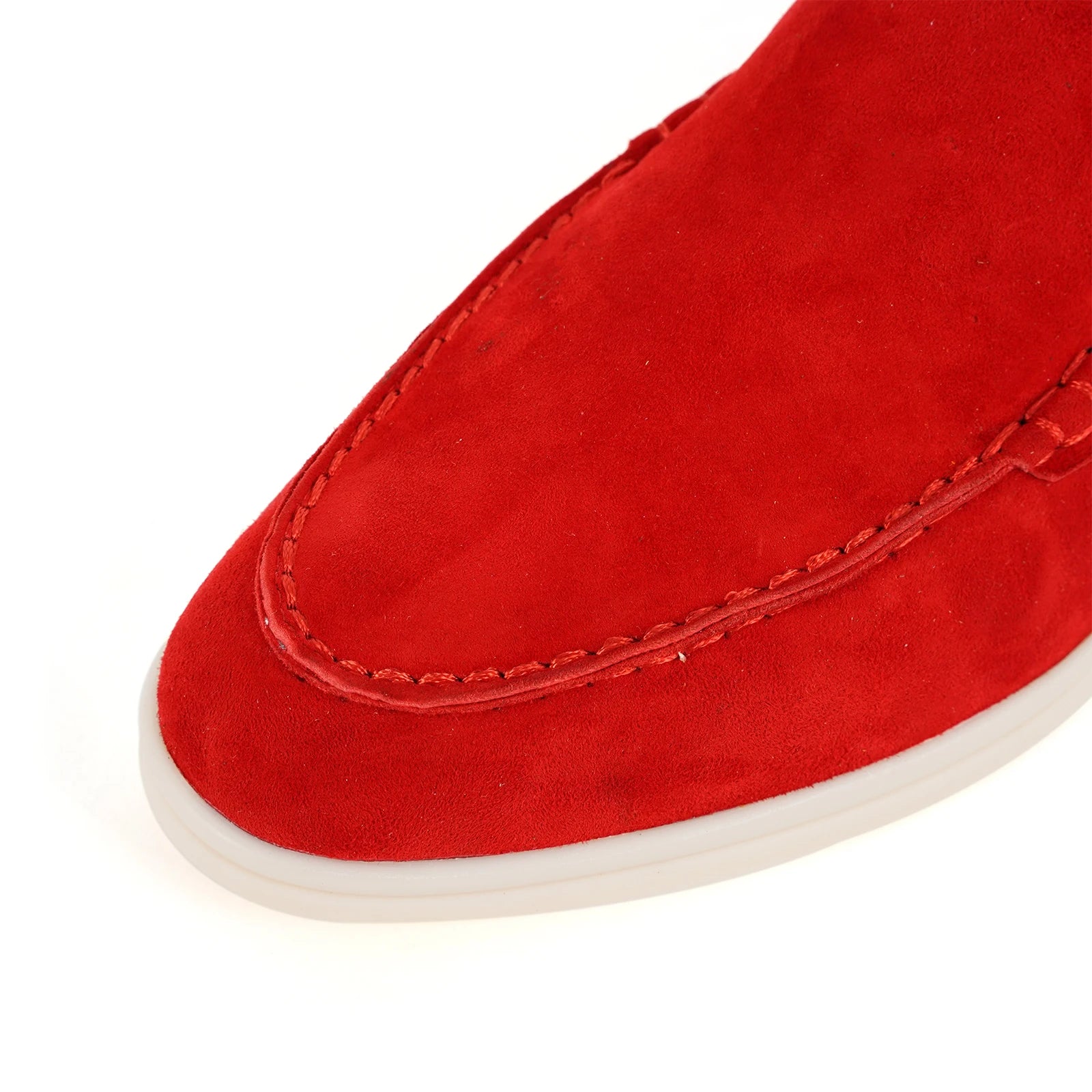 Spring and Autumn Hot Women's Le Fu Shoes Classic Round Head Shallow Mouth Genuine Leather Women's Shoes Retro Daily Shoes