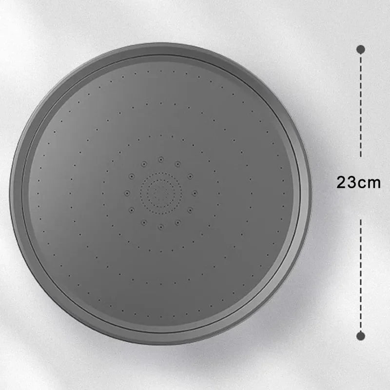 NOUVEAU Pommeau de douche 6 modes à haute pression pour salle de bain, Têtes de douche de pluie, Accessoires de robinet de douche Gris anthracite/Noir/Argent