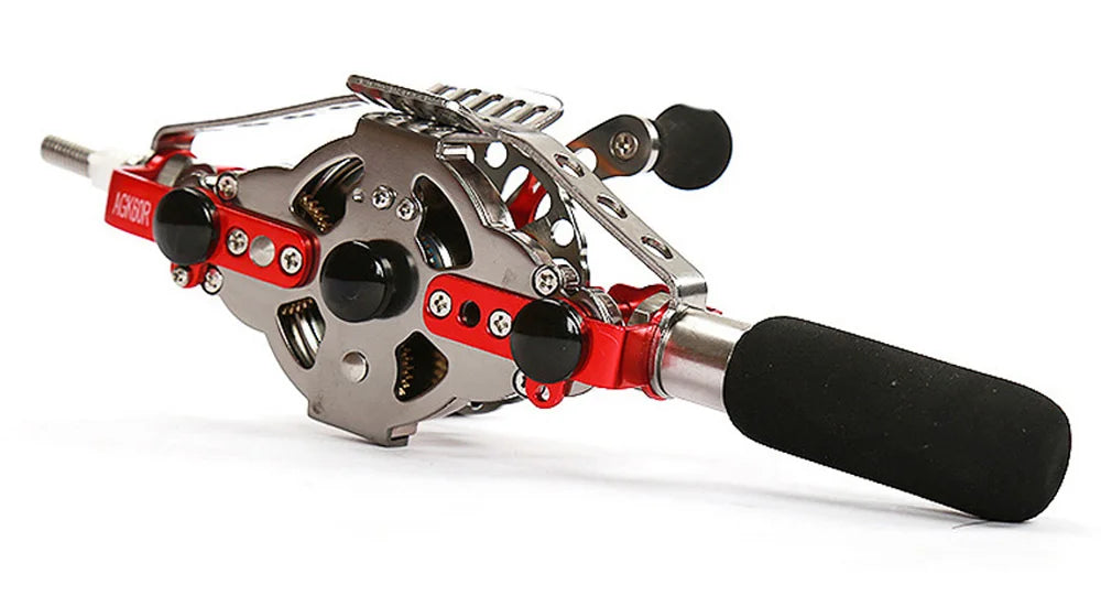 Automatic Discharge All-Metal Body Hollow Fishing Reel DIY Modification Wire-speed Play in The Inner Alignment for Most Hand Rod