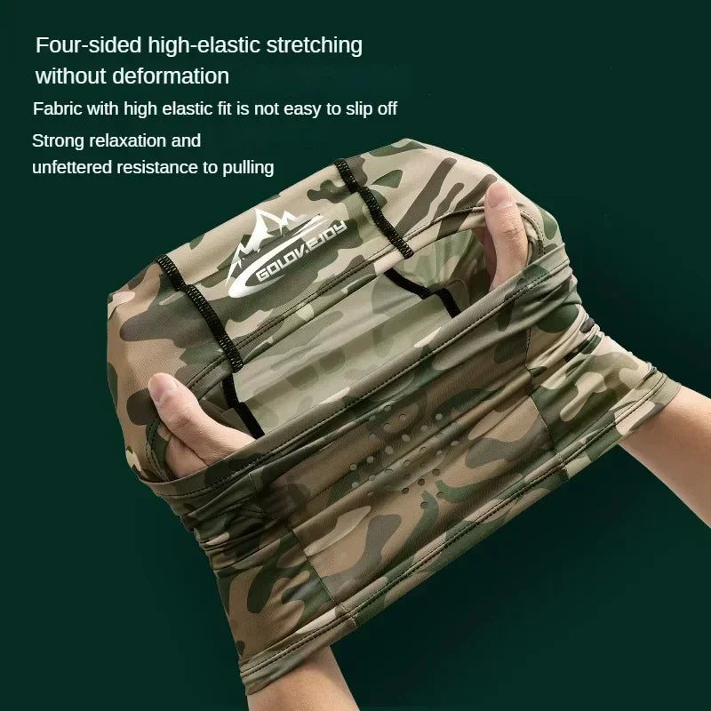 Hiking Scarves Mask Cycling Balaclava Full Cover Face Mask Cap Quick Dry Lycra Sun Ultra UV Protection Outdoor Ski Hunting