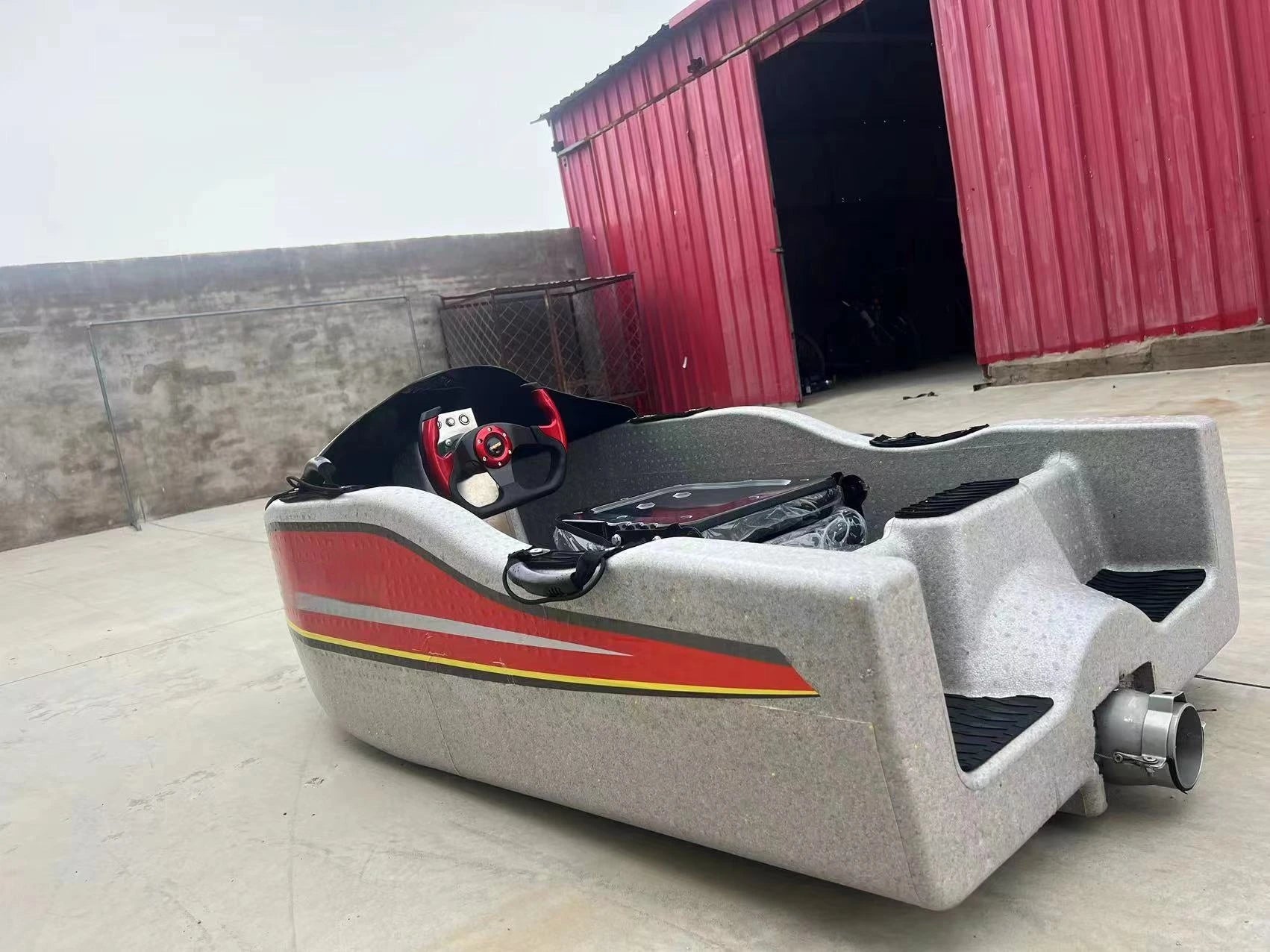 Electric Watercraft, 52km/h Dual-Speed Motorized Jet Ski for 2 Adults, 150kg Load & 90min Runtime for Water Sports & Skiing