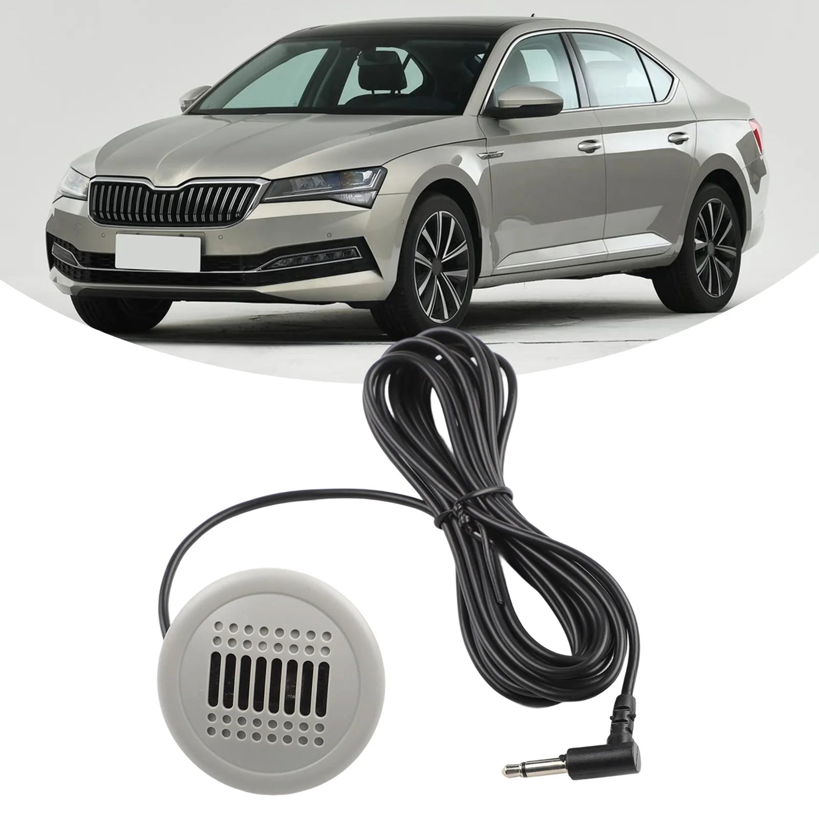 Car Audio Setup 3.5MM Microphone Wired Microphone For Android Radio Vehicle Microphone Non-deformed Design Practical Functions