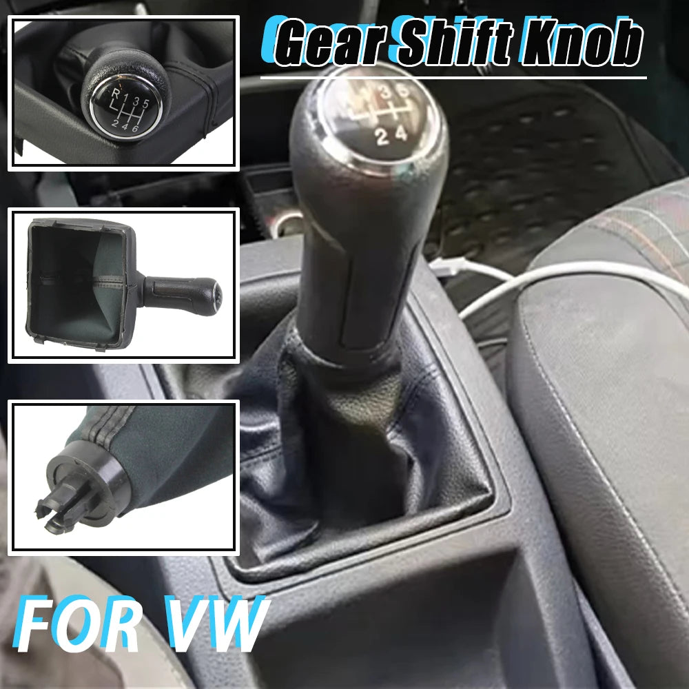 New product Hot sales Manual Shift Knob For Volkswagen VW Polo 9N 9N2 (2002 2003 2004 2005 2006 2007 2008 2009) Car  Accessories