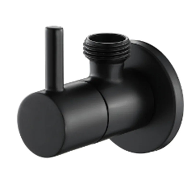 1/2"male x 1/2" male Brass Bathroom brushed gold  black Angle Stop Valve Chrome Copper Tap Toilet Bathroom Basin laundry AG666