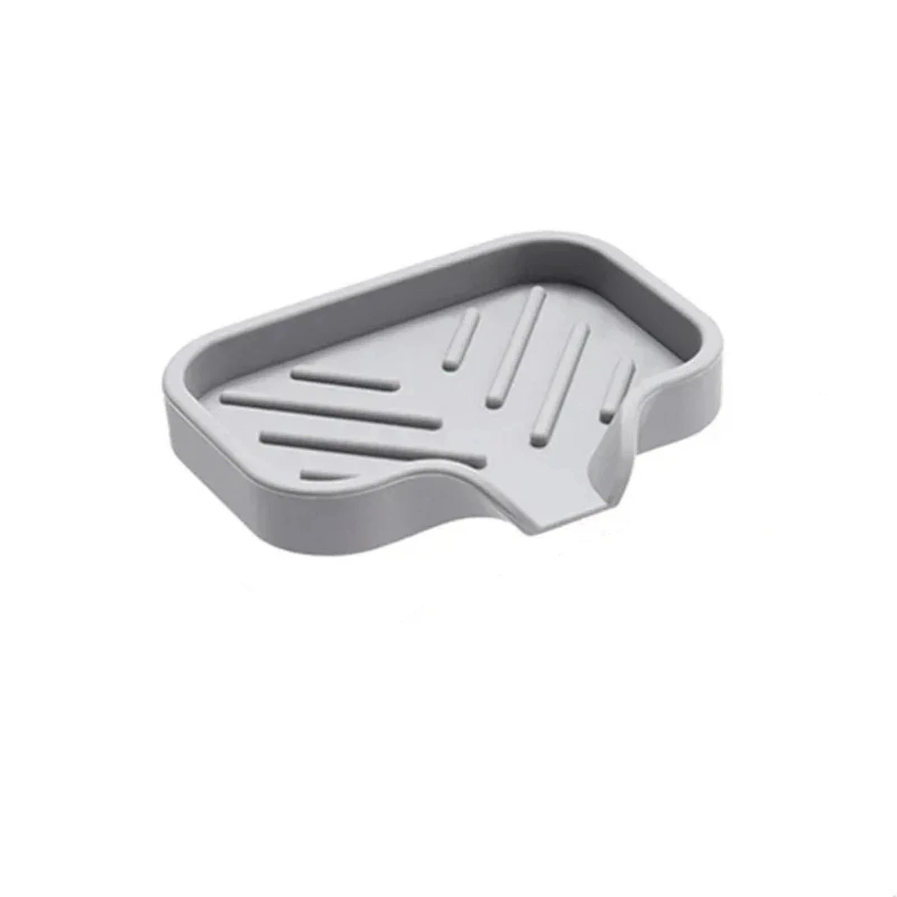 1-Pack Silicone Drain Soap Box Kitchen Bathroom Anti-slip Sink Tray Creative Washing Table Soap Tray Free Punch Drain Rack