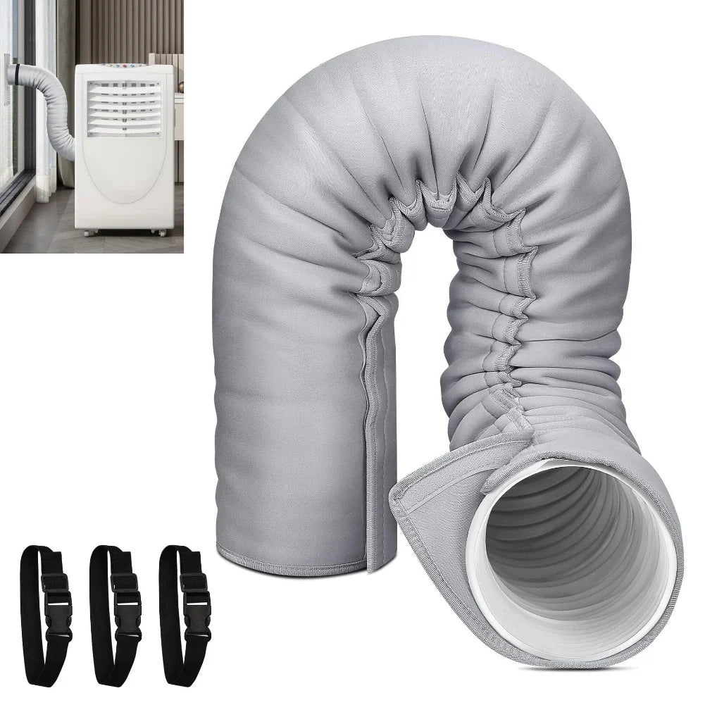 1pcs Portable AC Hose Insulation Sleeve Air Conditioner Hose Cover Duct Vent Cover Mobile Air Conditioning Hose Sheath