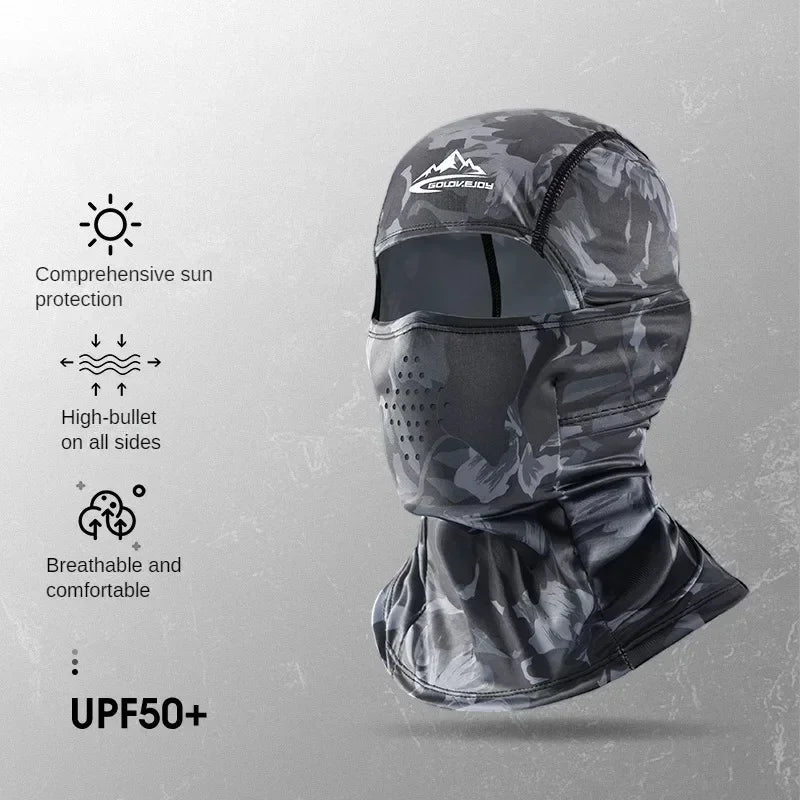 Hiking Scarves Mask Cycling Balaclava Full Cover Face Mask Cap Quick Dry Lycra Sun Ultra UV Protection Outdoor Ski Hunting