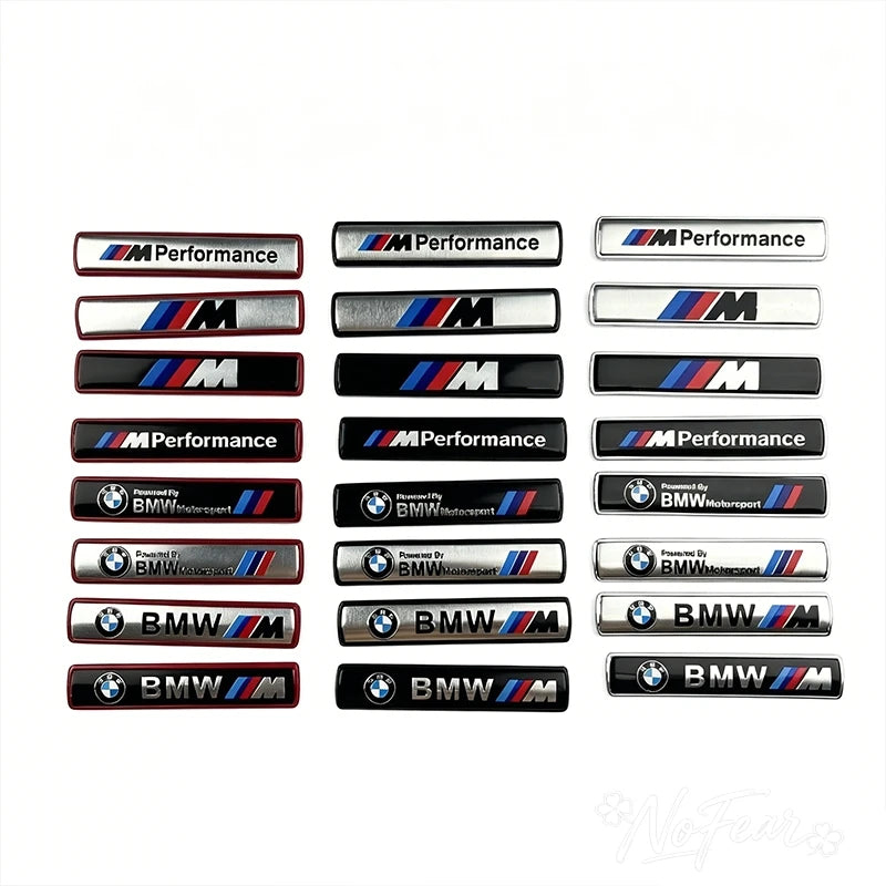 Car Styling 3D Sticker Metal Adhesive Emblem Decal Lables For BMW M E46 E90 E60 F30 G20 X1 X2 X3 X4 X5 X6 X7 i3 i4 i5 i7 M2 G30