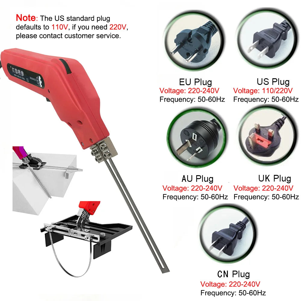 Thermal Knife Cloth Cutter Electric Heating Knife Kit Hot Knife Rope Cutter Fabric Cutter Ribbon Cutter Knife Webbing Cutting