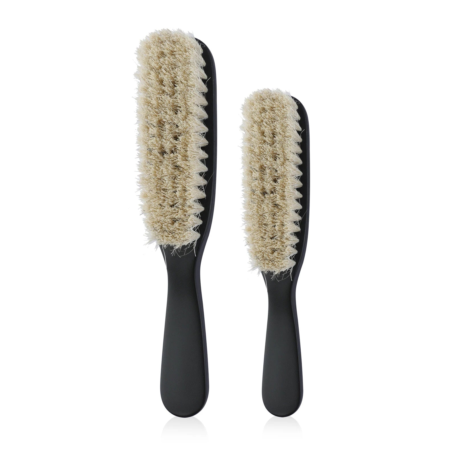 1/2pcs Professional Barber Hair Cleaning Brush Men Horse Hair/Boar Bristle Brush Beard Brush Neck Duster Broken Hair