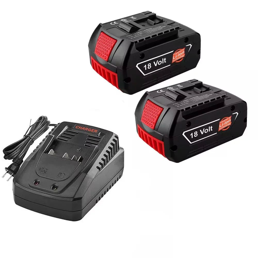 Batterie de rechange pour perceuse électrique 18 V 8 000 mAh pour Bosch BAT618, batterie professionnelle GBA, GBH, GSR, GSB, BAT620, BAT609G, BAT614
