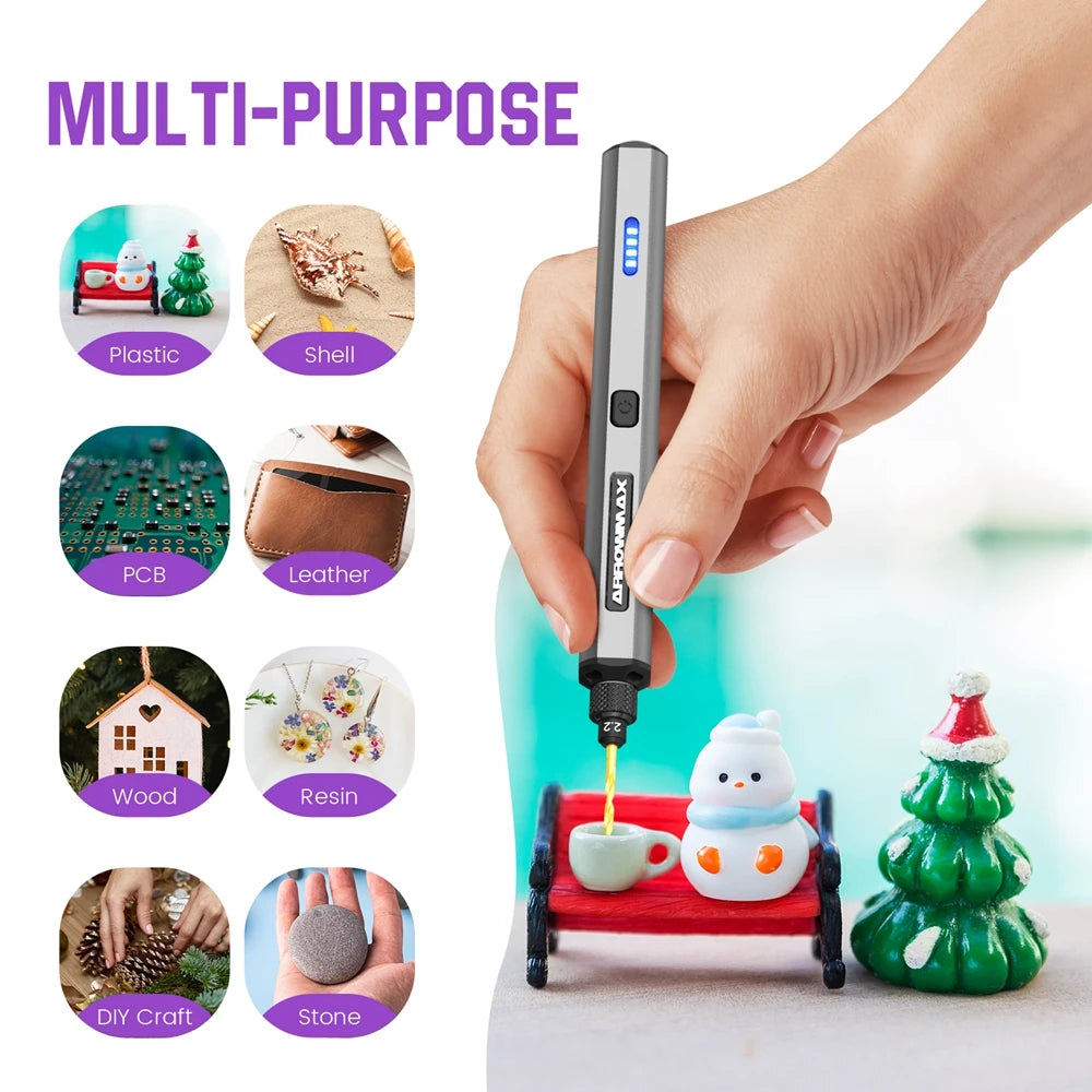 ARROWMAX Mini Electric Drill Rechargeable Rotary Tool Cordless Drilling for Crafts Wood Plastic Aluminium Jewelry Home DIY