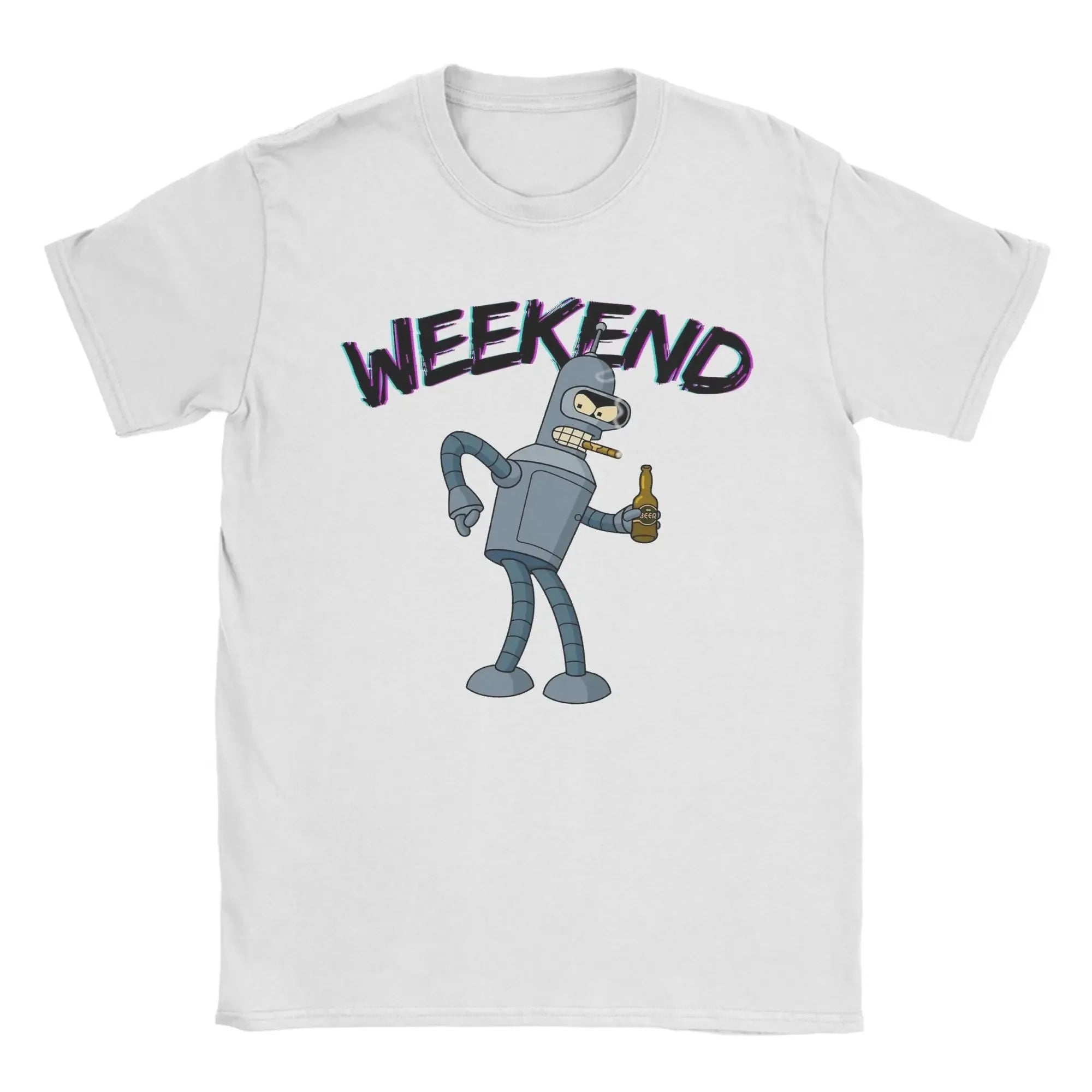 Hot Sale Futurama Bender Robot Peripherals Kill All Humans Funny Graphic Print T-shirt Men Women Cotton Oversized Summer New Tee
