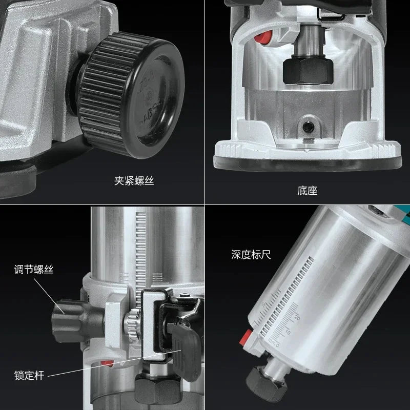 Fit Makita DRT50 Cordless Trimmer Rechargeable Trimming Machine Brushless Slotting Tool Milling Woodwork Engraving Machine