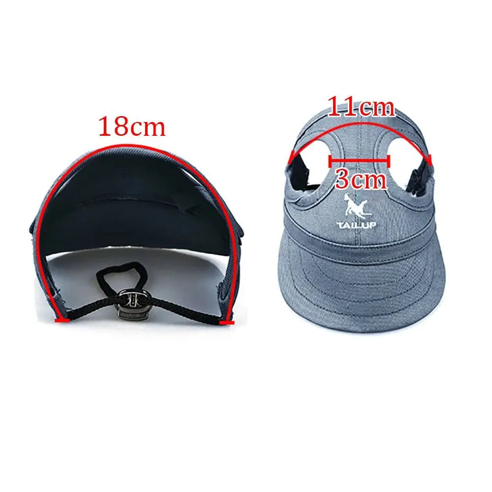High-quality Ear Holes Pet Baseball Hat Adjustable Cat Dog Pet Visor Hat Outdoor Pet Casquette