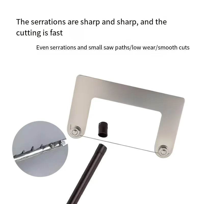 DIY Handcrafted Saw Multi-functional Mini Wire Saw Cutter, Wear-resistant and Rust-proof Woodworking Plastic Model Precision