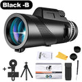 80x100 Portable Zoom HD 5000M Telescope Folding Long Distance Mini Powerful Telescope for Hunting Sports Outdoor Camping Travel