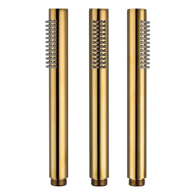Brass Handheld Shower Head Brushed Golden Hand Held Shower Sprayer Nickel Bath Sprinkler Matte Black Rose Gold Handshower Chrome