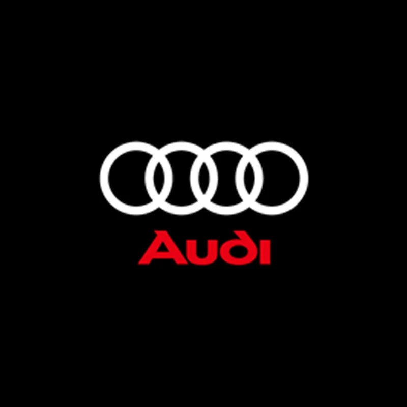 2Pcs Car Door Welcome Light Led HD Projector Lamp Courtesy Lights for Audi Sline S3 S4 S5 S6 S7 RSA3 A5 RS3 RS4 RS5 RS6 RS7 SQ5