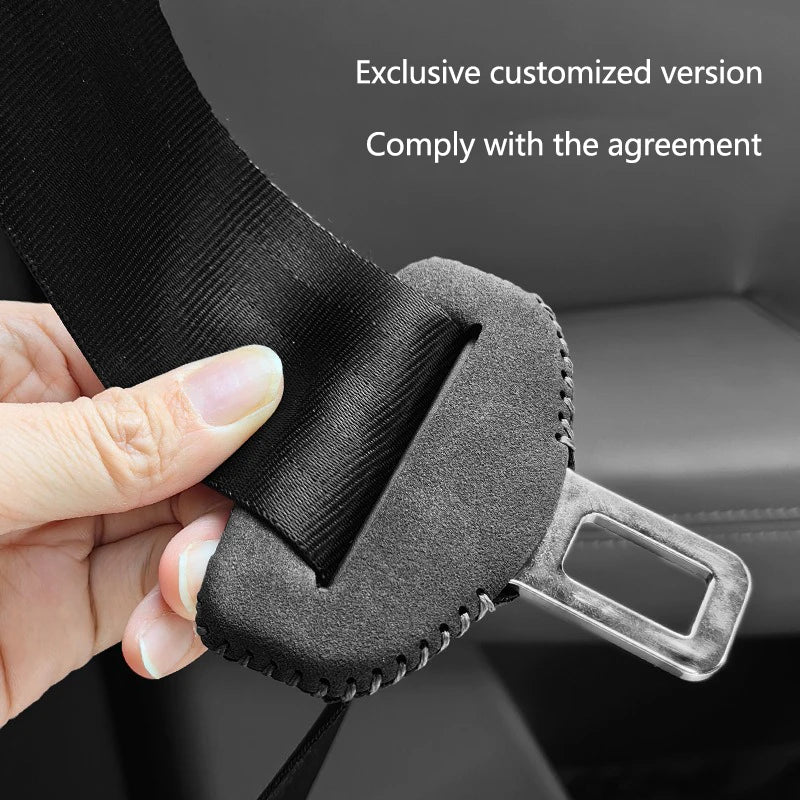 2pcs Car Seat Belt Cover Clip Anti-scratch Buckle Protective Cover For BMW X3 X5 M5 M3 E46 E90 E60 F10 E39 F30 E36 G30 E87 E70