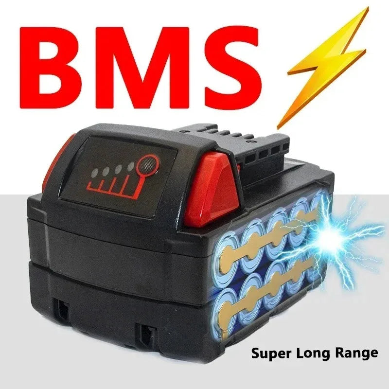9000mAh 12000mAh For M18 Tool Battery Li-Ion Replacement Battery, For Milwaukee 18V 48-11-2830 0730-20 Tools battery