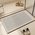 Super Absorbent Bathmat with Non-Slip Rubber Bottom Bath Mats Bathroom Bathtub Mat Simple Style Quick-Drying Floor Mats Foot Pad