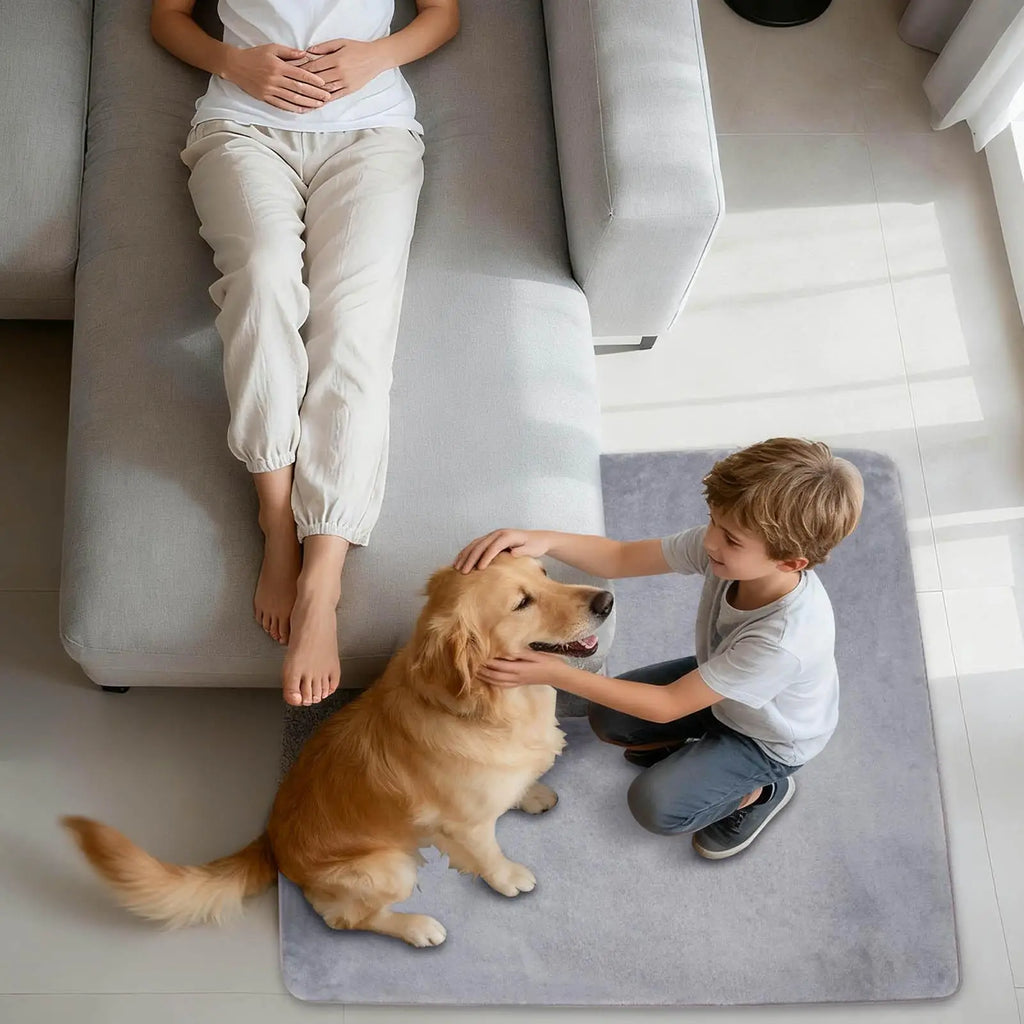Non Slip L Shaped Bath Mat Soft Absorbent Quick Dry Rug for Bathroom Shower Toilet Floor Indoor Home Hotel Water Absorbing