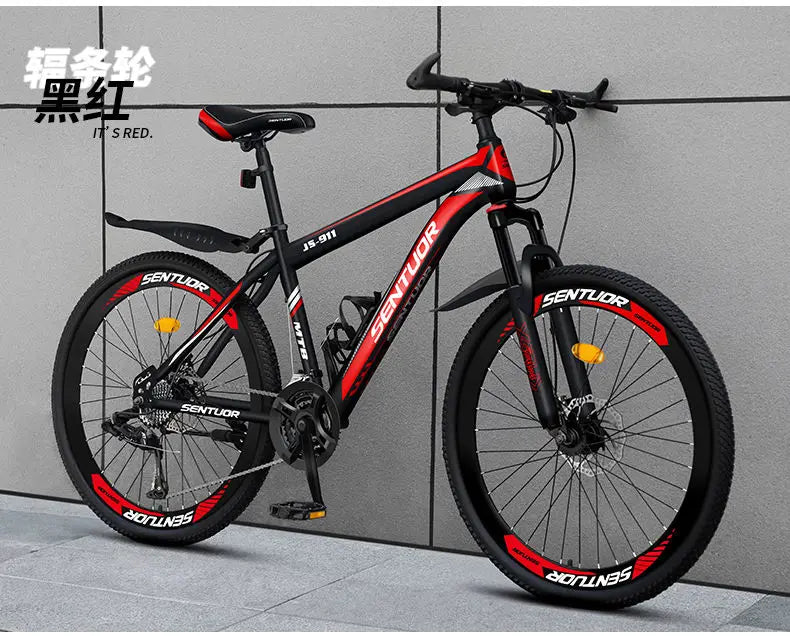 Mountain bikes for adults variable speed off-road racing shock-absorbing bikes for adults boys girls and students aged 8 to 15