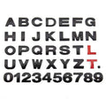 3D Metal 45mm 25mm Car Letters Alphabet Emblem Numbers Chrome Labeling Car Sticker Trunk Logo Letters Emblem For Hyundai Toyota