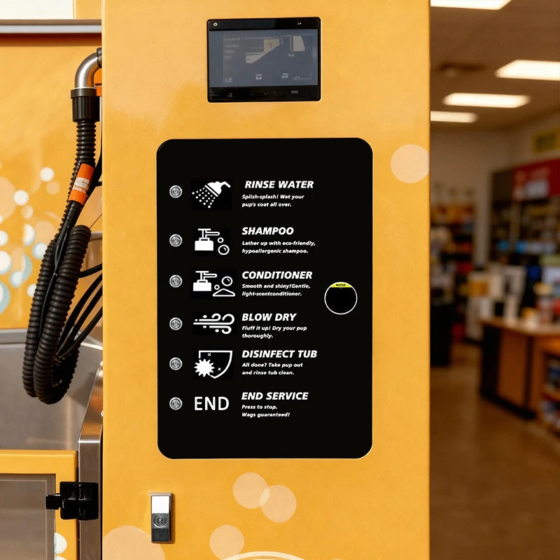 Customized Multi-Function Self Service Dog Wash Machine with Disinfecting Cycle for Pet Shops and Parks