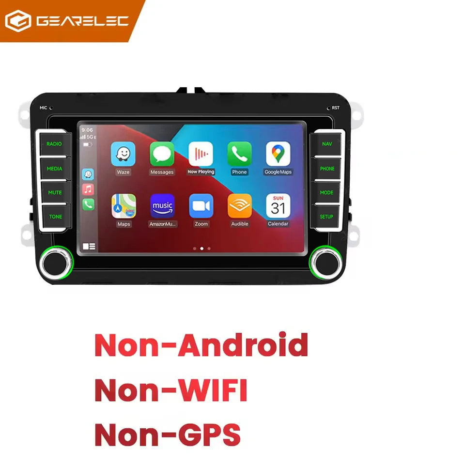 2 Din Android Car Radio VW