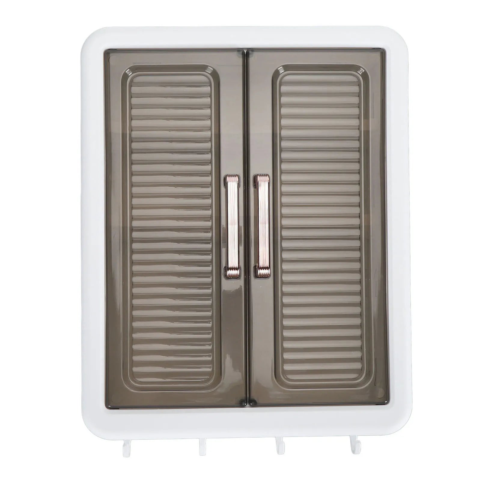 Cosmetics Wall Storage Cabinet PP Stable Large Capacity Bathroom Cabinet Wall Mounted Multifunctional Space Saving for Bedroom