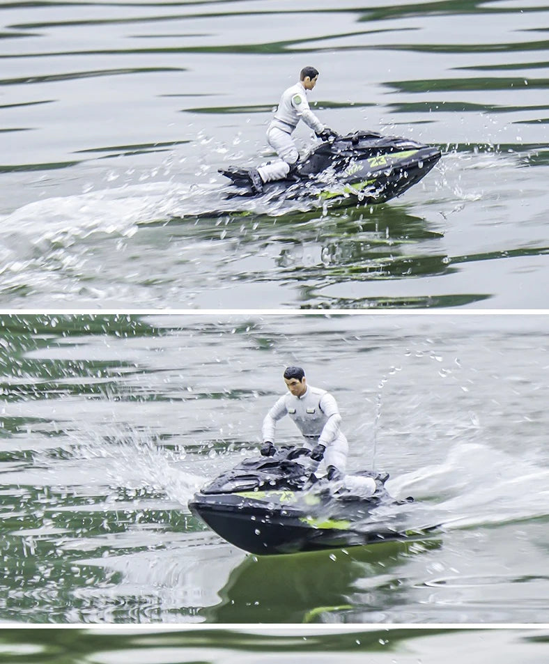 UDI023 RC Speedboat 2.4G Jet Spray RC Boat Remote Control Ship Waterproof Self-Righting LED Lights RTR High-Speed Models Toys