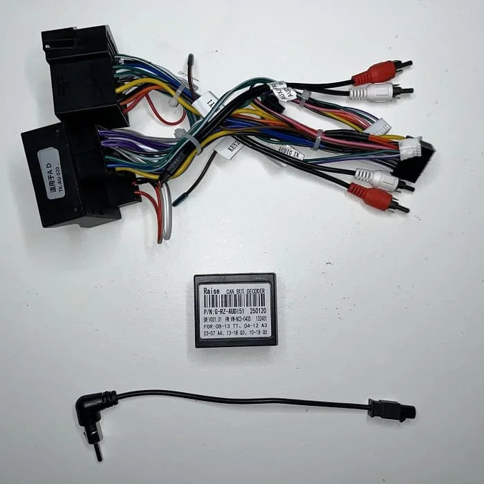 Car Audio Android 16PIN Power Cable Adapter With Canbus Box For Audi A3 A4 A6 TT 2002-2008 Power Wiring Harness Radio Wire