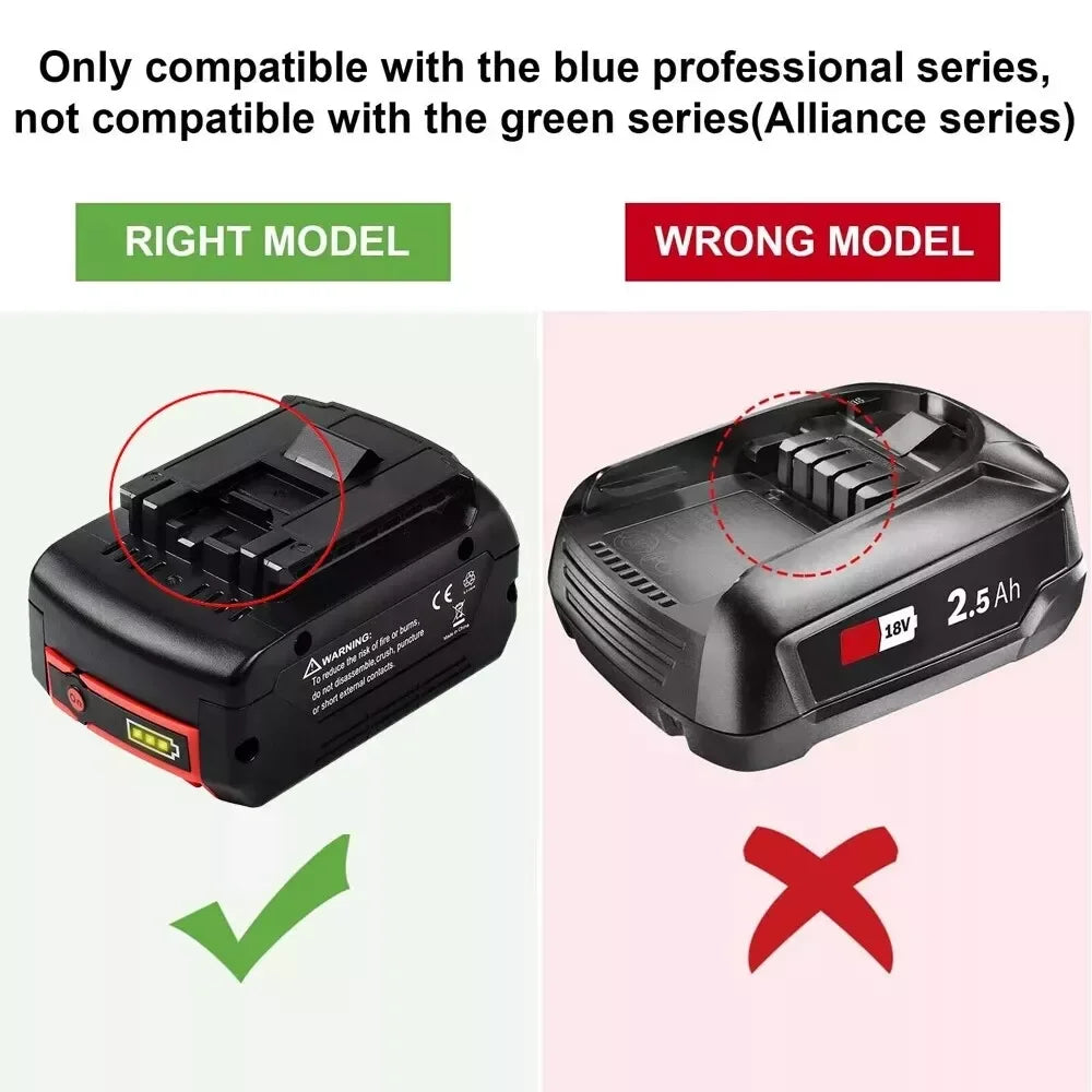For BOSCH 18V 8.0Ah Lithium-ion Battery GBA 18V 8000mAh Professional GBA GSR GSB BAT618 BAT609 BAT619 BAT620 Power Tool Battery
