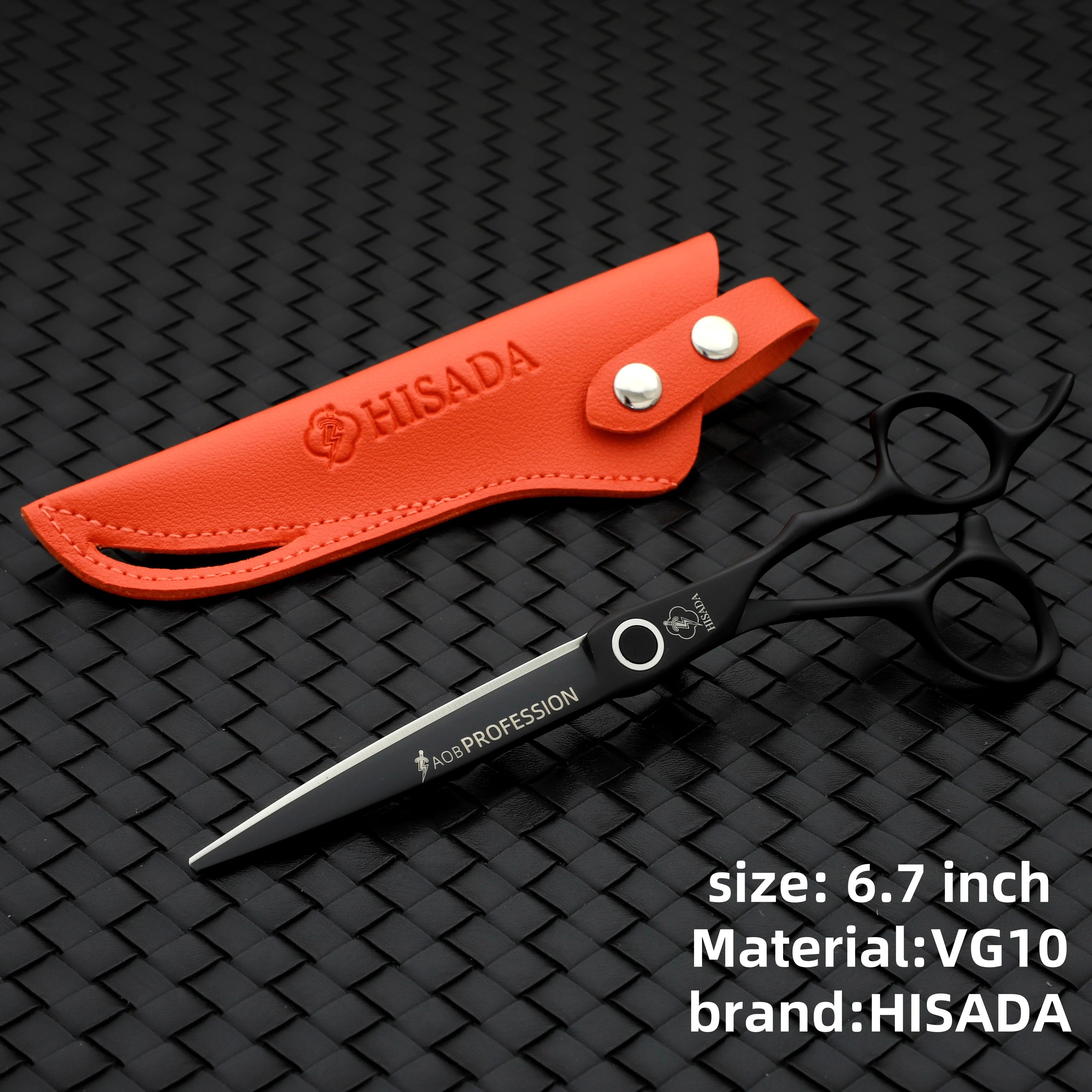 HISADA Hairdressing Scissors Professional Barber Scissors 6.0 Inch Scissors VG10 Material Professional Barber Scissors